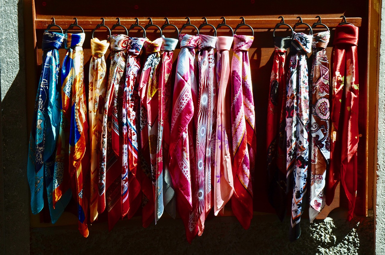 silk, scarf, silk scarf