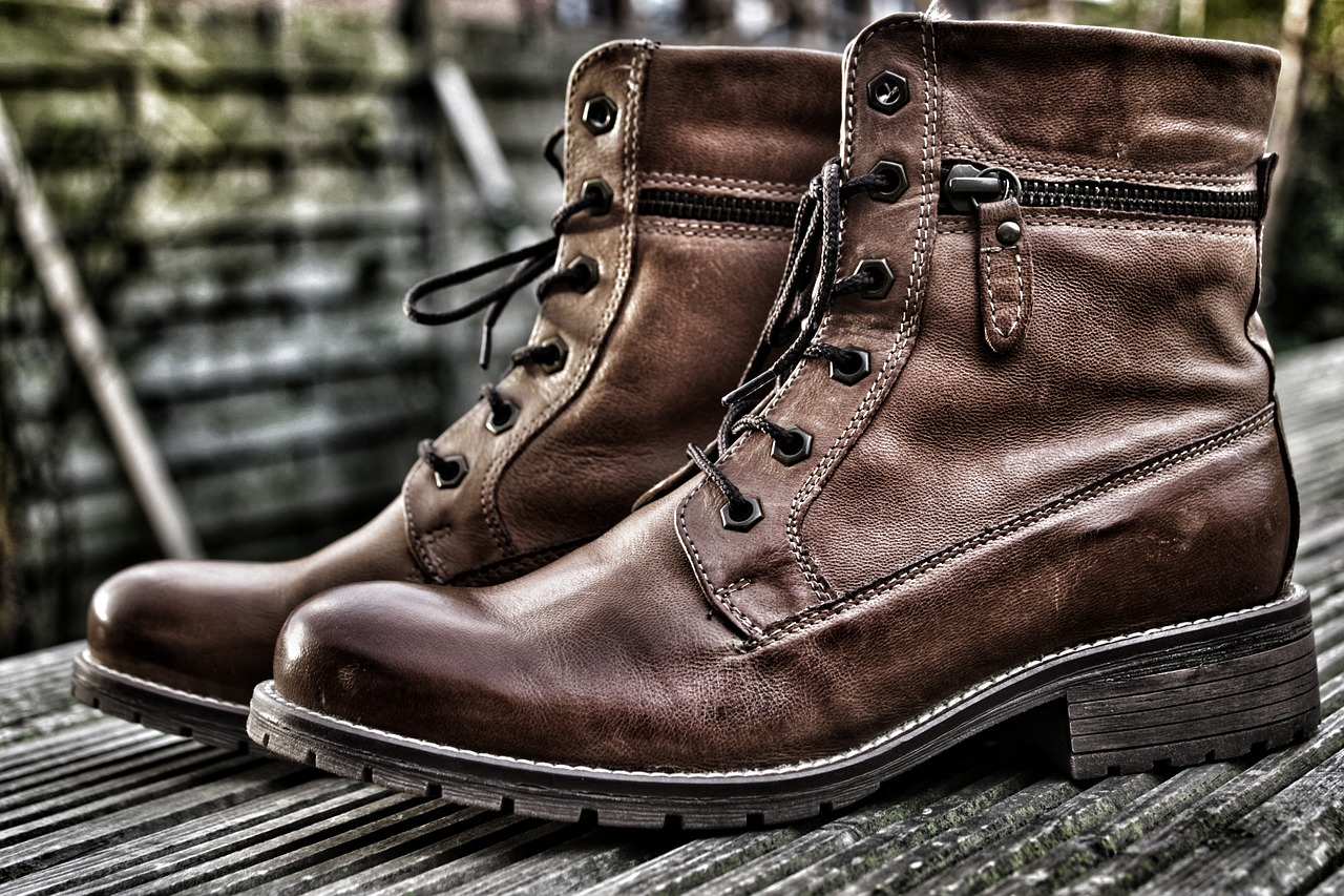 winter boots, shoes, leather boots