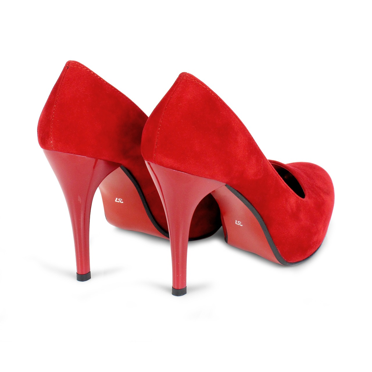 women's shoes, red, pin