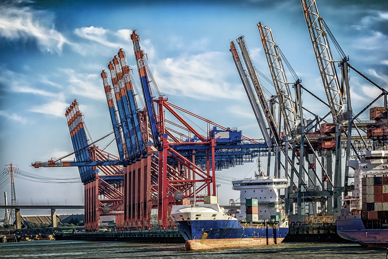 hamburg, port, terminal