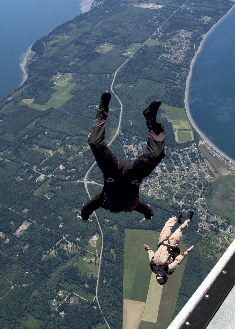 whidbey island, washington, skydiving